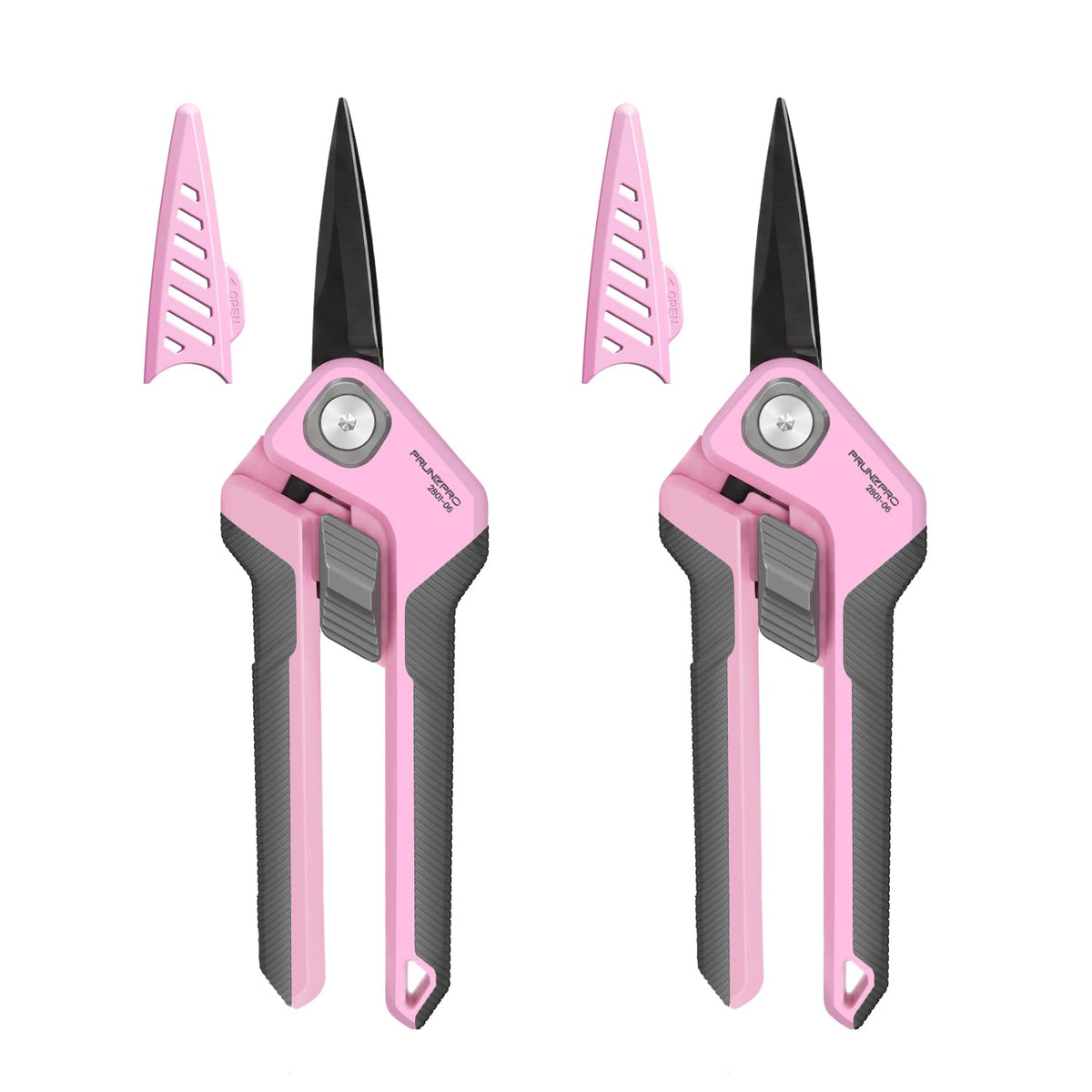 PrunePro Garden Scissors Pruning Shears Sharp Stainless Steel Non-Stick Teflon Coating Blade for Precise Cuts Garden Snip Bonsai Clippers for Plants Rose Flower