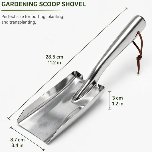 Small Garden Shovel, Gardening Hand Trowel, Stainless Steel Garden Tool