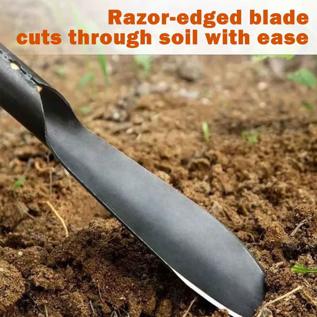 2 Counts Rust Resistant Hand Shovel Tool, Lightweight Gardening Hand Tools Shovels, Excellent hand shovel implement for gardening, removing weeds, transplanting and digging., Pointed Tip and Flat Tip