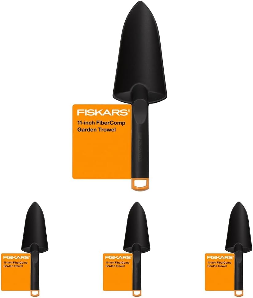 Fiskars FiberComp Hand Trowel, Gardening Hand Tool for Yard & Lawn Care
