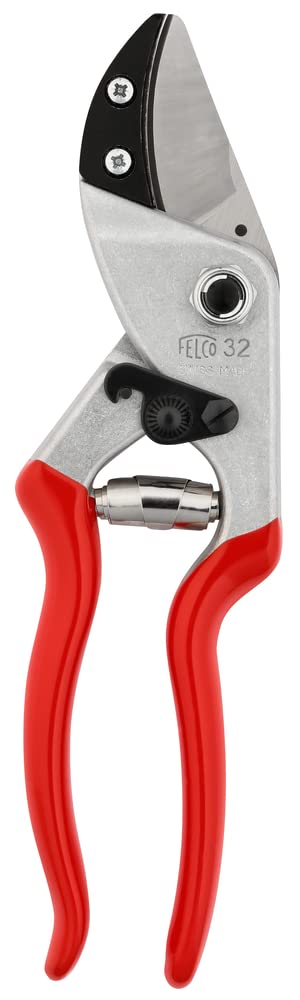 Felco F5 Pruning Shears – 8.9" All Steel Large Swiss-Made Garden Clippers| Hand Pruners for Garden & Landscape | Garden Tool Cutter with Precision Bypass Blade, Forged Aluminum Body, Replaceable Parts