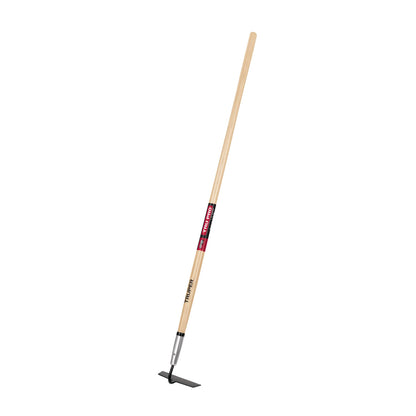 Truper 32405 Tru Tough Forged Garden Hoe, 6-Inch Head, Fiberglass Handle, 10-Inch Grip
