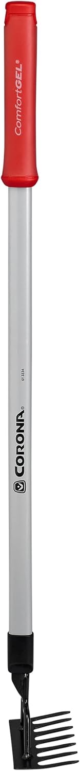 Corona Tools GT 3234 Reach 7-Tine Extended Rake, Silver,RED,Black