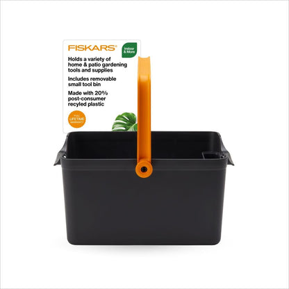 Fiskars Soil Scoop for Potting & Transplanting, 1.5 Cup Capacity, Black