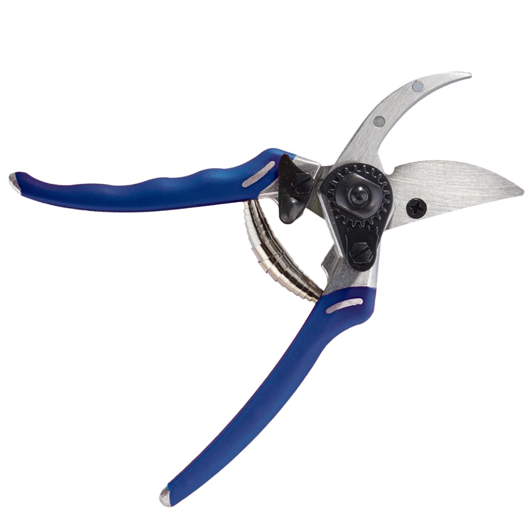 Dramm ColorPoint Stainless Steel Compact Garden Pruning Shears, Hand Pruner, Garden Clippers, with Heavy Duty Blade and Easy grip Handle, Yellow