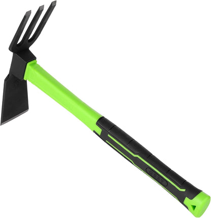 Garden Hand Hoe and Cultivator Rake for Weeding, 1.5lb
