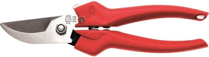 Felco F322 Pruning Snips – 9.84" Garden Clippers with Curved Blade & Rounded Tip | Pruning Shears for Gardening | Garden Snips and Pruners with Carbon Steel Blade, Sap Groove