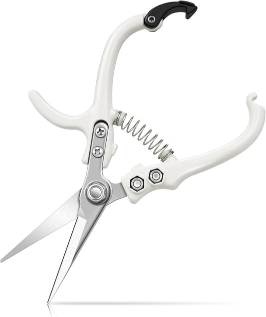 VIVOSUN Pruning Shears for Gardening, Q-Shaped Garden Scissors for Plants