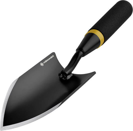 Kemaier Heavy Duty Gardening Hand Trowel - Carbon Steel Shovels Tool