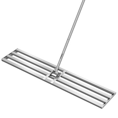 VIVOSUN 2-Piece Leaf Rake Set - Adjustable Garden/Camping Rake with 15/9 Tines, Collapsing Tines & Telescopic Handle (64'' & 30'')