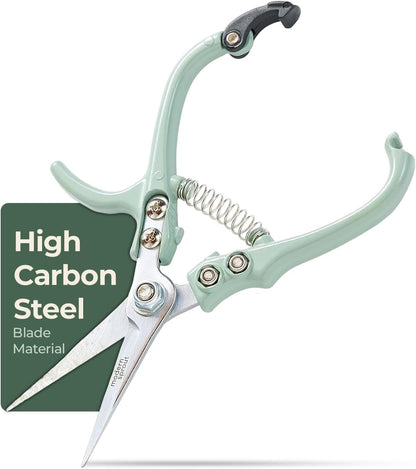 Modern Sprout Pruning Shears - Garden Snips - Herb Scissors - Sage 1-Pack