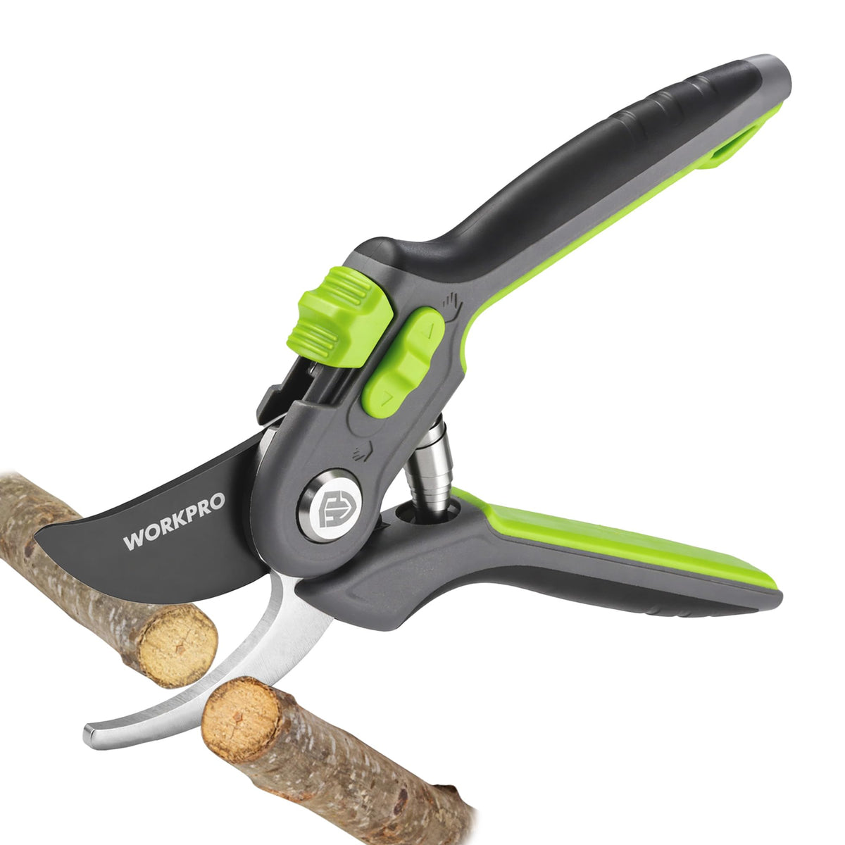 WORKPRO 2-Pack Garden Pruning Shears, 8" Bypass & 6.25" Straight Shears