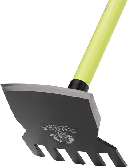 ROGUE Hoe 7" Hoe/Rake with 54" Fiberglass Handle