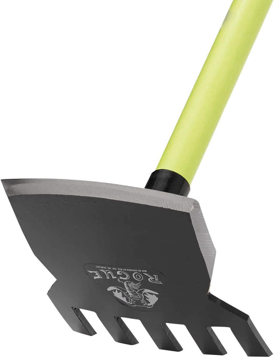 ROGUE Hoe 7" Hoe/Rake with 54" Fiberglass Handle