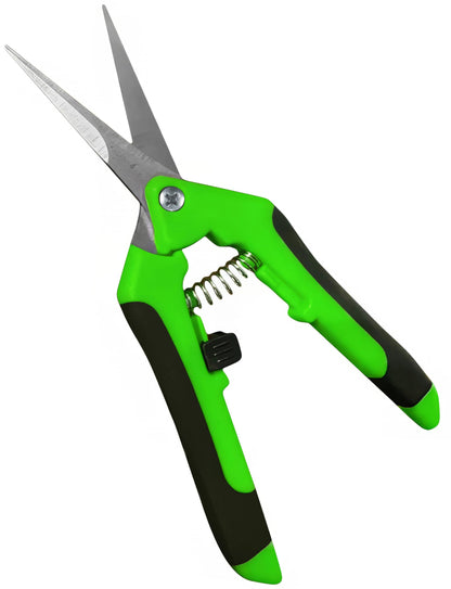 GARDEN GURU Classic Bypass Pruning Shears Clippers – Heavy Duty Forged Steel Garden Pruners – Safety Lock – Non Slip Comfort Grips – Cuts up to 1” Diameter – Professional Bypass Pruners for Gardening