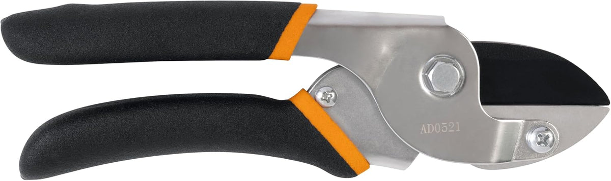 Fiskars Power-Lever Anvil Pruning Shears, 5/8" Cut Capacity Garden Clippers