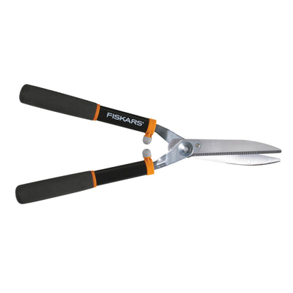 Fiskars 25"-33" Power-Lever Extendable Garden Hedge Shears, 10” Blades