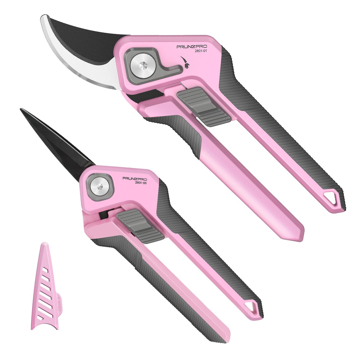 PrunePro Pruning Shears Gardening Scissors Set Professional Hand Pruner Sharp Stainless Steel Blade Garden Scissors Plant Flower Garden Clipper