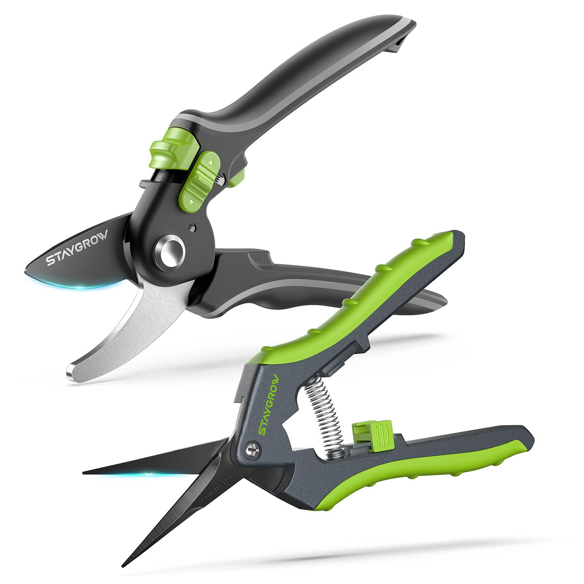 8.5" Pruning Shears for Gardening SK5 Sharp Garden Shears