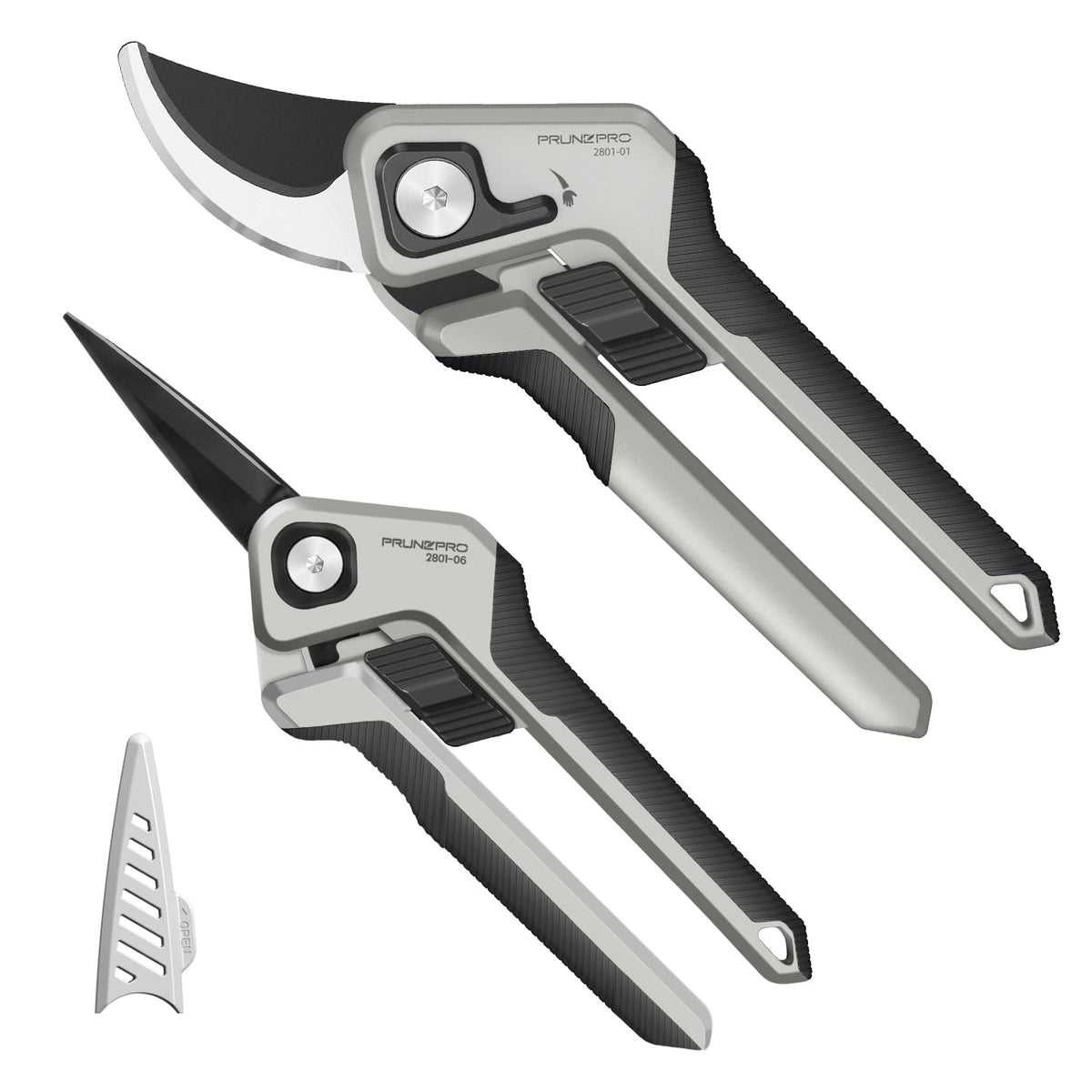 PrunePro Pruning Shears Gardening Scissors Set Professional Hand Pruner Sharp Stainless Steel Blade Garden Scissors Plant Flower Garden Clipper