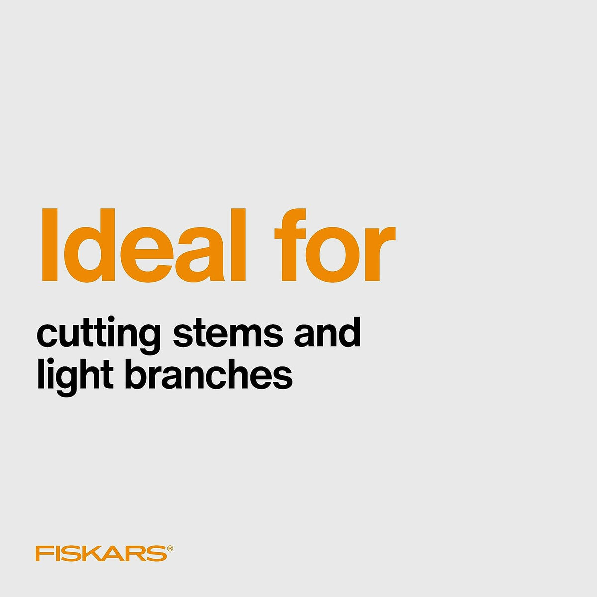 Fiskars SoftGrip Bypass Pruning Shears, 5/8" Cut Capacity Garden Clippers