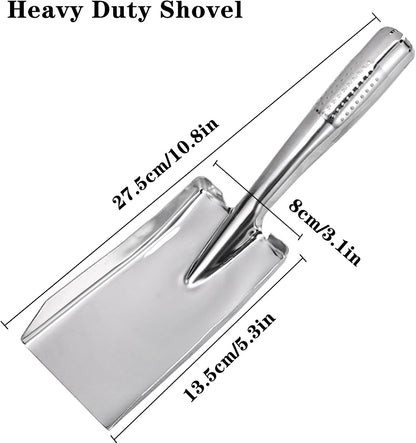 Garden Shovel Hand Trowel, Heavy Duty Stainless Steel Gardening Tools