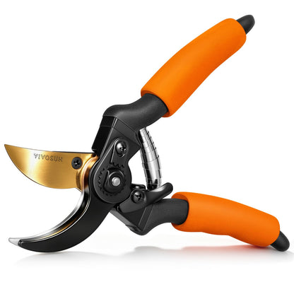 VIVOSUN Pruning Shears for Gardening, Q-Shaped Garden Scissors for Plants
