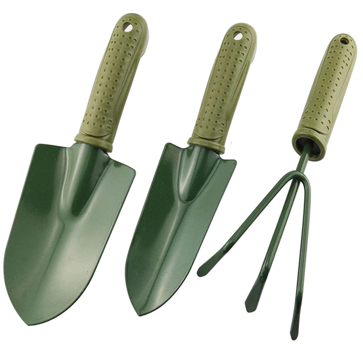 Garden Tool Shovel for Digging Gardening Trowel for Lawn Planting Alloy Spade Plastic Handle Anti Slippery