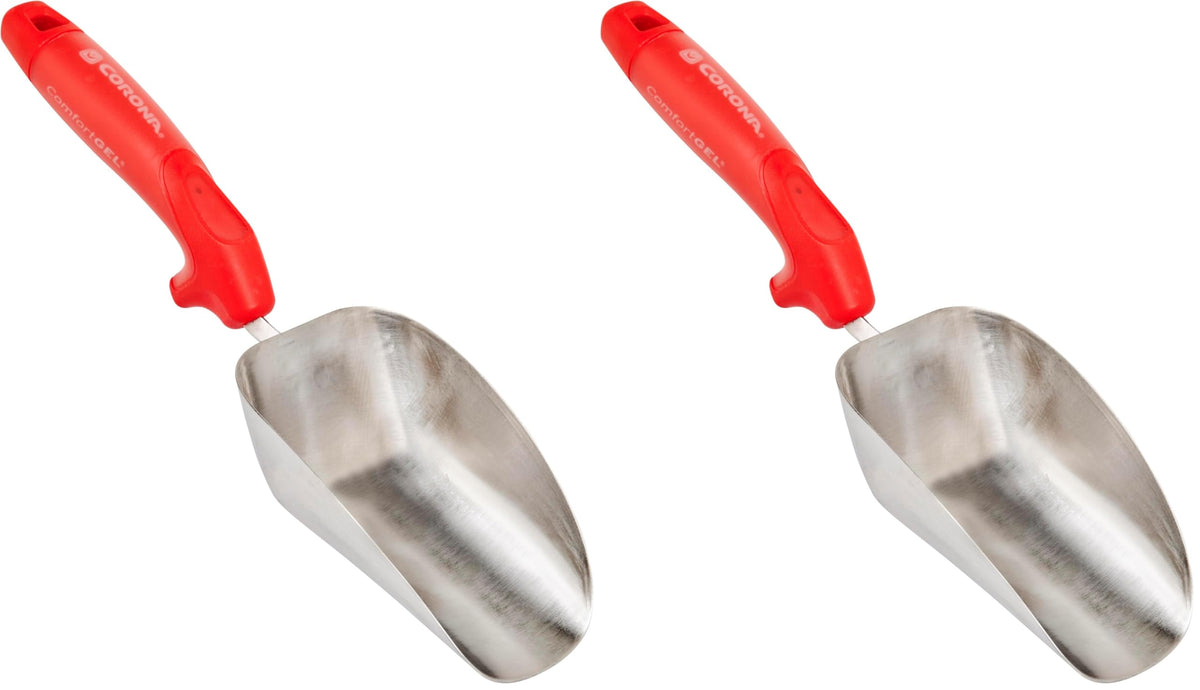 Corona Tools Corona CT 3364 Premium ComfortGEL Stainless Steel Scoop, red