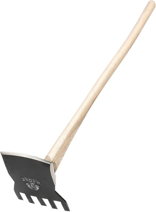 Rogue Hoe 7" Hoe/Rake with 40" Curved Hickory Handle