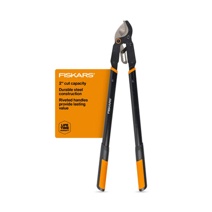Fiskars 28” Garden Bypass Loppers, Tree Trimmer with 1.5" Cut Capacity