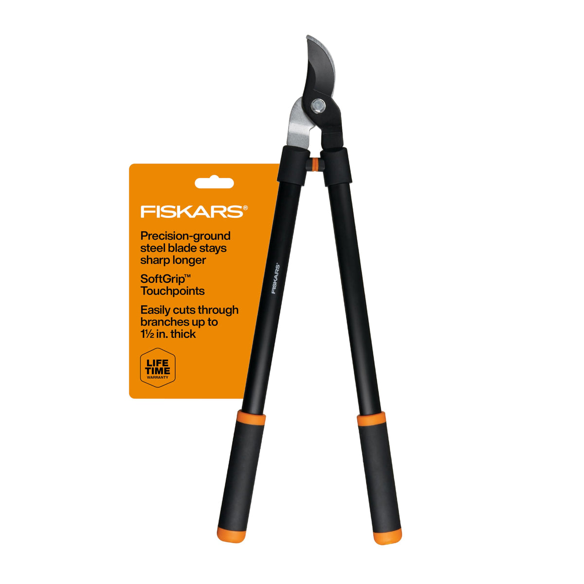 Fiskars 28” Garden Bypass Loppers, Tree Trimmer with 1.5" Cut Capacity