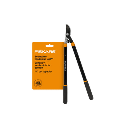 Fiskars 28” Garden Bypass Loppers, Tree Trimmer with 1.5" Cut Capacity