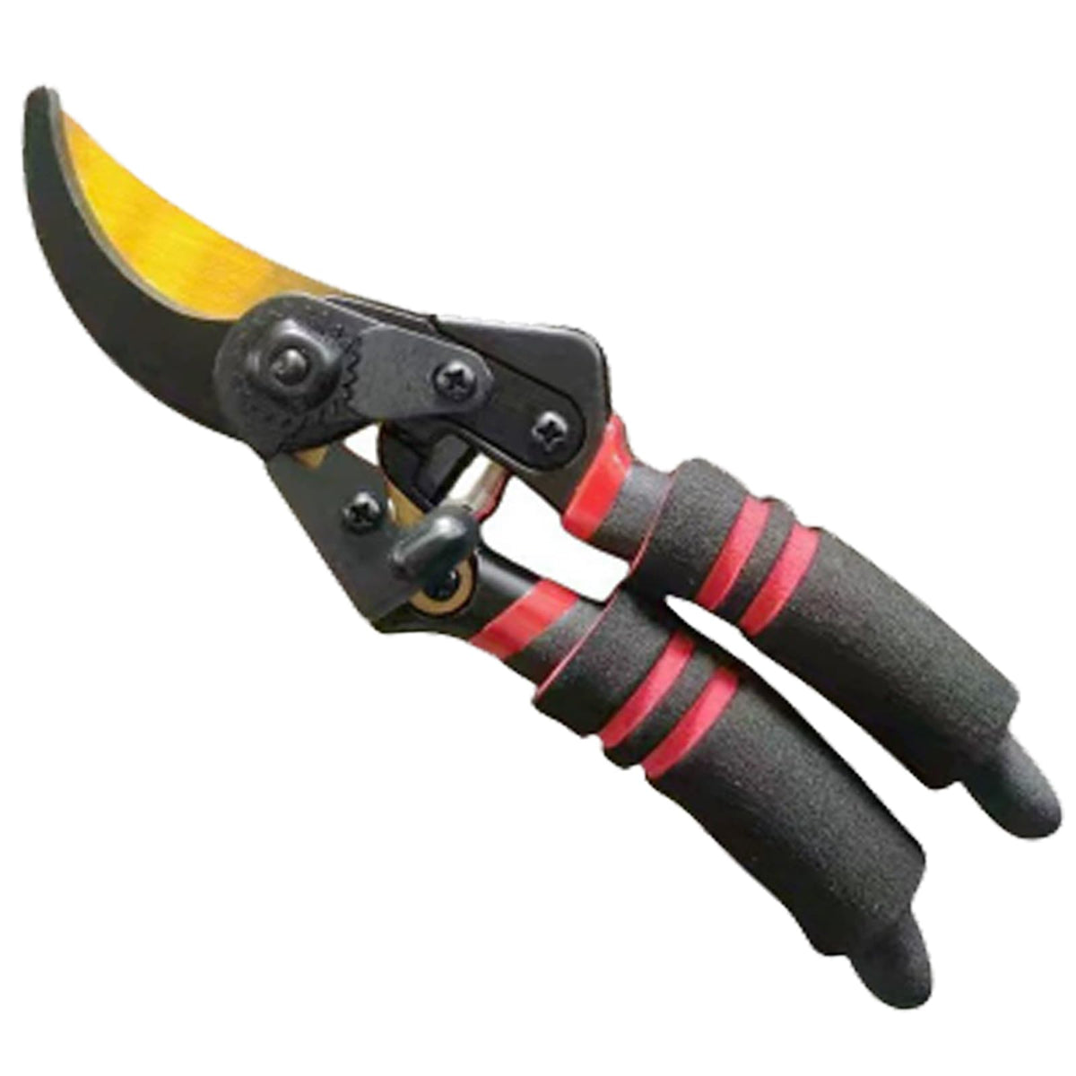 Premium German-style Pruning Shears, Super Sharp Scissors Gardening Tools, Pruners 4x Cutting Power Trimming, 1-Inch Cut Capacity Garden Clippers, Ergonomic, Durable, Arthritis Weak Hand Snips