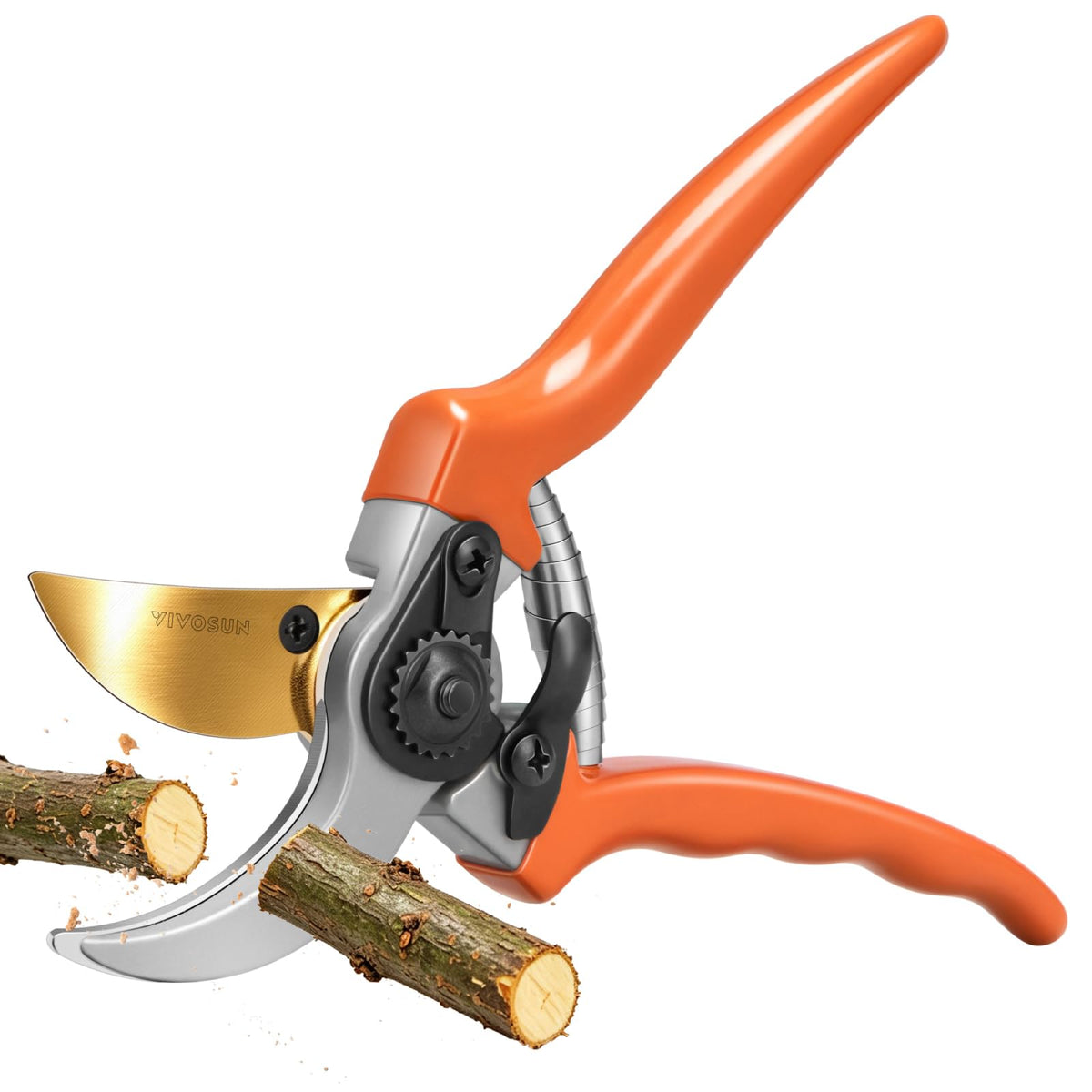VIVOSUN Pruning Shears for Gardening, Q-Shaped Garden Scissors for Plants