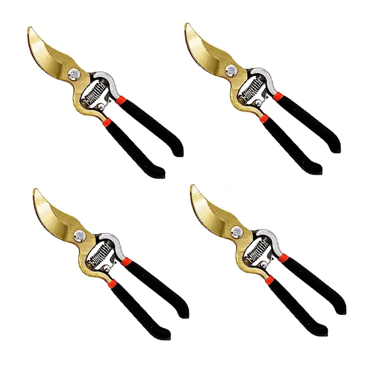 GARDEN GURU Classic Bypass Pruning Shears Clippers – Heavy Duty Forged Steel Garden Pruners – Safety Lock – Non Slip Comfort Grips – Cuts up to 1” Diameter – Professional Bypass Pruners for Gardening