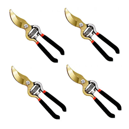 GARDEN GURU Classic Bypass Pruning Shears Clippers – Heavy Duty Forged Steel Garden Pruners – Safety Lock – Non Slip Comfort Grips – Cuts up to 1” Diameter – Professional Bypass Pruners for Gardening