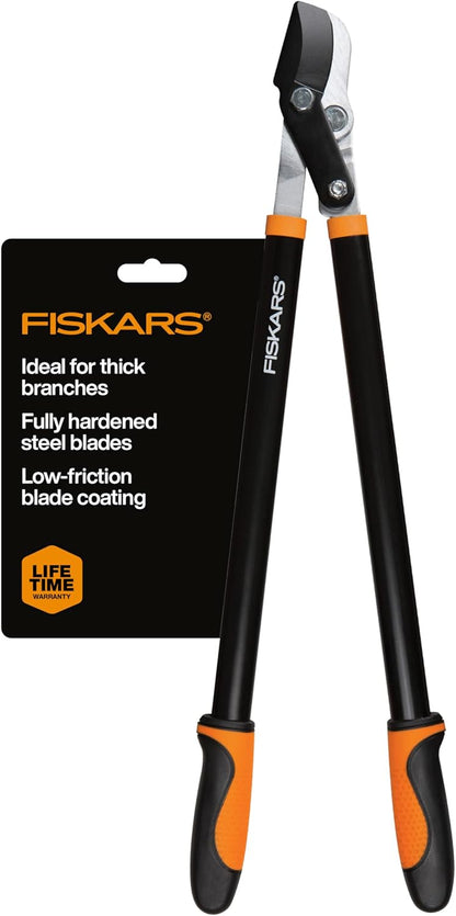 Fiskars 28" Power-Lever Garden Bypass Loppers, 1.75" Cut Capacity