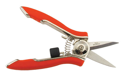 Dramm ColorPoint Stainless Steel Compact Garden Pruning Shears, Hand Pruner, Garden Clippers, with Heavy Duty Blade and Easy grip Handle, Yellow