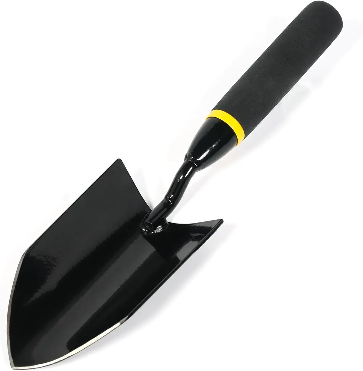 Bamworld Heavy Duty Garden Shovel - High-Strength Steel Pointed Blade Tool with Ergonomic Soft-Grip Non-Slip Handle, Lightweight & Portable for Digging, Planting Home Gardens & Balcony Plants, Ideal for Outdoor Projects Gardeners