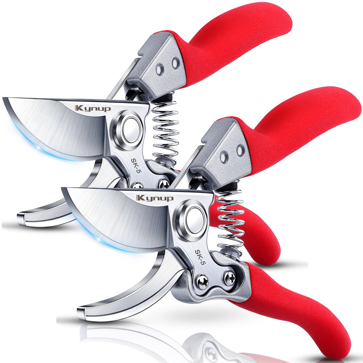 Kynup Pruning Shears, Heavy Duty Garden Shears with SK5 Japanese Steel
