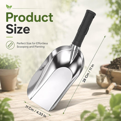 Fibrace Small Shovels for Gardening Transplanter Trowel Soil Scoop
