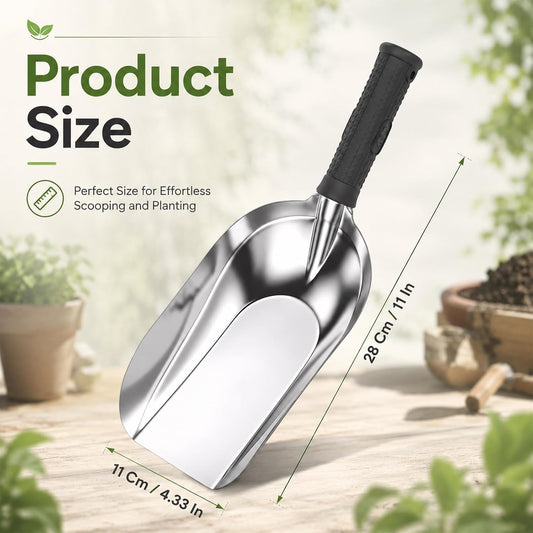 Fibrace Small Shovels for Gardening Transplanter Trowel Soil Scoop