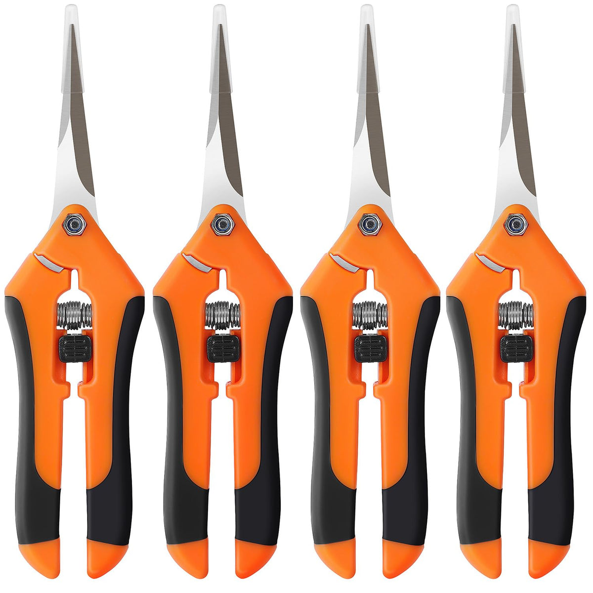 4 Pack Pruning Shears 6.5 Inch Stainless Steel Garden Scissors