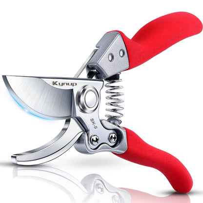 Kynup Pruning Shears, Heavy Duty Garden Shears with SK5 Japanese Steel