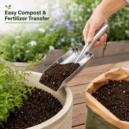 Small Garden Shovel, Gardening Hand Trowel, Stainless Steel Garden Tool