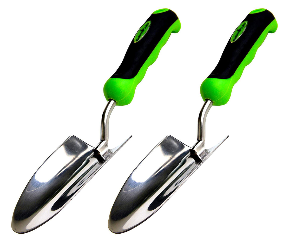 Garden Guru Heavy Duty Garden Trowel Hand Shovel for Gardening - Strong Stainless Steel - Rust Resistant - Ergonomic Grip - Perfect Trowel Garden Tool for Soil Digging Planting Transplanting Weeding
