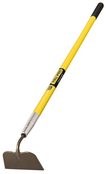 Truper 32405 Tru Tough Forged Garden Hoe, 6-Inch Head, Fiberglass Handle, 10-Inch Grip