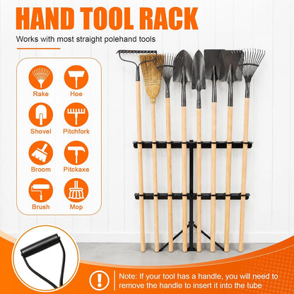 Trailer Tool Racks for Lawn Equipment 8 Hole Truck Shovel Holder