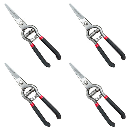 GARDEN GURU Classic Bypass Pruning Shears Clippers – Heavy Duty Forged Steel Garden Pruners – Safety Lock – Non Slip Comfort Grips – Cuts up to 1” Diameter – Professional Bypass Pruners for Gardening
